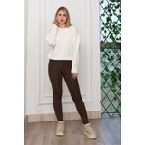 Yuvarlak Yaka Yumoş Triko Kazak 258181 - Ekru - Standart