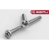 Yuvarlak Yıldız Başlı Ysb Civata M6x60 - 10 Adet
