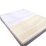 Yuvarlanabilir Yer Yatağı Çerçeve Yatak Uyku Pedi Taban Nefes Alabilir Yatak Plakası Yatak Odası Katlaması için, Doğal Lateks Yatak Üstü 3 inç | Dayanıklı, Nefes Alabilir ve Rahat | Basınç Tahliye |