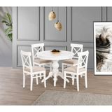 Yuvaset Home Uyar (Sadece Masa) Beyaz 100*100+30 Fiskos Açılabilir Lake Masa