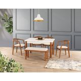 Yuvaset Home Uyar (Sadece Masa) Beyaz 90*160+30 Pars Açılır Masa