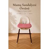 YUVOL Kırmızı Pötikareli Lastikli Bebek Mama Sandalyesi Örtüsü ve Taşıma Kılıfı
