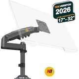 Yuwa Monitör Standı North Bayou H100 2026 Yeni Model Amortisörlü Tekli Monitör Standı Gri 17-32 Inç - 2-9 kg