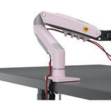 Yuwa Monitör Standı North Bayou Nb F80 (2025 Yeni Model) Amortisörlü Tekli Monitör Standı Pembe Pink (17-30 Inç)-(2-9 Kg)