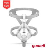Yuwell YF03 Ora-Nazal (Ağız-Burun) Cpap / Bpap Maskesi (Medıum) Temizlenebilir Sağlam Kasa ile Ergonomik Tasarım