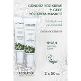 Yüz Bakım Seti: Yüz Nemlendirici Gündüz Kremi + Gece Krem Maskesi Cilt Sıkılaştırıcı Yaşlanma Karşıtı