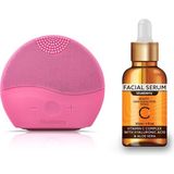 Yüz Temizleme Cihazı + C Vitamini Özel Fırsat Paketi STCC002001