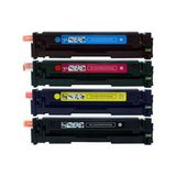 Yüzde Yüz Toner 201A CF400A CF401A CF402A CF403A Takım Muadil Toner