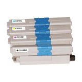 Yüzde Yüz Toner Oki C310 / C330 4 Renk Set Muadil Toner - C331/C511/C530/C531/MC351