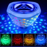 Yüzen LED Havuz Işığı RGB 5 Renk 5 Mod IP67 Su Geçirmez | Küvet ve Havuz Uyumlu, Ortam Aydınlatması, Balık Desenli Projeksiyon, RGB Geçiş ve Hızlı Mod, Pil ile Çalışır