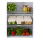 yuzi home Yuzi 3’lü Saklama Kabı Seti 1 Litre Derin Dondurucu ve Bulaşık Makinesi Uyumlu