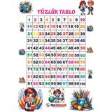 Yüzlük Tablo 33X48 Cm, Şık ve Modern Duvar Dekoru - Ahşap - Seçenek 1