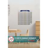 Yüzlük Tablo, Matematik Öğreniyorum, Iz Bırakmaz, Yapışkansız Akıllı Yazı Tahtası - Altın - Seçenek 1