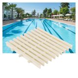 Yüzme Havuzları için Çok Dolu Drenaj Izgarası, Dayanıklı, Çıkarılabilir Sürtünme Önleyici Kapaklı, Etkili Su Yönetimi ve Evet için Kanalizasyon Drenaj Çözümü