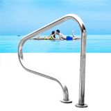 Yüzme Havuzu Güvenlik El Rayı Havuz Emniyet Korkulukları Güverte Üstü Destekli Yüzme Havuzu Küpeşte 304 Paslanmaz Çelik Havuz Merdiven Rayı 80x80cm (Kalın 1.2mm) (Kalın 1.2mm)