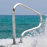 Yüzme Havuzu Güvenlik El Rayı Havuz Korkulukları Havuz Küpeşte Yüzme Havuzu El Rayı Merdiven Basamak Küpeşte 80 cm x 80 cm x 27 cm Paslanmaz Çelik Mükemmel Kulp Yüzme Havuzu Merdiven Rayı (Kalın 1,2
