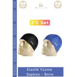 #Yüzmeşapkası Silikon Yüzücü Bonesi Su Geçirmez Havuz Sporu 2 Adet Deniz Bonesi Elastik Yüzme Şapkası