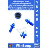 #Yüzmeseti Silikon Su Geçirmez Yüzücü Aksesuarı Profesyonel Yumuşak Kulak Burun Tıkayıcı Havuz Seti