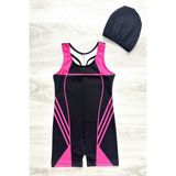 Yüzücü Şortlu Kız Çocuk Mayo ( Boneli ) - Pembe - 15 - 16 Yaş