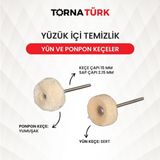 Yüzük Içi Temizlik Yün Keçe ve Ponpon Keçeler - Standart