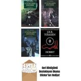 Yüzüklerin Efendisi 3 Kitap + Hobbit + Okuma Sticker'ları