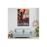 Yüzüklerin Efendisi Cam Mordor Dijital Baskı Kırılmaz Cam Tablo LOTR Cam Tablo