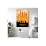 Yüzüklerin Efendisi Mordor Kanvas Tablo Duvar Dekorasyonu LOTR Oyun Odası Salon Tablosu