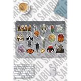 Yüzüklerin Efendisi Temalı Sticker Etiket Seti - Lord Of The Rings Sticker - Laptop Notebook Telefon