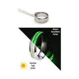Yüzüklerin Efendisi Tungsten Güç Yüzüğü Kolye Glowing 1 Adet Çok REnkli