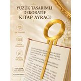 Yüzüklerin Efendisi Yüzük Tasarımlı Kitap Ayracı 3D Baskı, Koleksiyonluk & Hediye