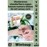 #Yüzükölçer Hassas Kuyumcu Tipi Parmak Ölçü Standart Numaralı Aparat Nişan Takı Yüzük Ölçme Aleti