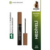 Yves Rocher 48 Saat Etkili Kaş Sabitleyici Maskara Fiber Fırçalı Doğal Görünüm 4 ml Küllü