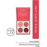 Yves Rocher 4'lü Far Paleti 5.9 gr Granit Pembe Renk Tonlarıyla Uzun Süre Kalıcı Makyaj İçin