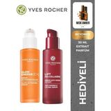 Yves Rocher Aydınlatıcı Serum Seti Sıkılaştırıcı Etkili + Beyonds Misk Amber Parfüm