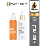 Yves Rocher Aydınlatıcı ve Yaşlanma Karşıtı Cilt Bakım Serum Seti + Beyonds Sandal Vanilya Parfüm