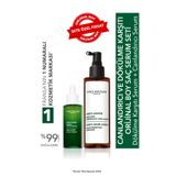 Yves Rocher Canlandırıcı ve Dökülme Karşıtı Orijinal Boy Saç Serum Seti-Serum 195ml+Canlandırıcı Serum 50ml