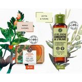 Yves Rocher Canlandırıcı Zeytin-Turunç ve Mango Esintili Duş ve Bakım Seti - Duş Jeli 100ML + Katı Sabun 80 gr