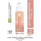 Yves Rocher Detoks Etkili Işıltı Veren Fondöten Pembe 200-30 ml 10 Saat Kalıcı Aydınlık