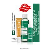 Yves Rocher Gözenek Sıkılaştırıcı ve Matlaştırıcı Set- Güneş Kremi 50+SPF 40 ml & Tonik 150 ml & Serum 30 ml