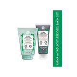 Yves Rocher Karma/Yağlı Ciltler Orjinal Boy Temizleme Jeli, Kömür Maske Seti