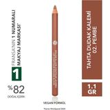 Yves Rocher Kremsi Dokulu Saten Bitişli Uzun Süre Kalıcı Tahta Dudak Kalemi 1.1 G Pembe