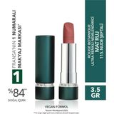 Yves Rocher Nemlendirici Vegan Mat Ruj Kremsi Doku Yoğun Pigment 3.5 G 115. Nude Şeftali - 115 Nude Şeftali