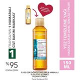 Yves Rocher Okyanus Yosunu ve Organik Papatya Özlü Arındırıcı Makyaj Temizleme Yağı Hassas Ciltler İçin Vegan 150 ml