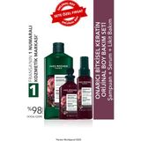 Yves Rocher Onarıcı Bitkisel Keratin Orijinal Boy Saç Seti-Şampuan 300 Ml&likit Bakım 150 Ml&ısı Koruyucu 100ML - Renkli