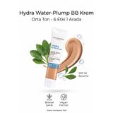Yves Rocher Orta Ton BB Krem SPF50 Ton Eşitleyici Renkli Nemlendirici Güneş Kremi Hydra Water Plump 40 ml BB Krem SPF50-BYD