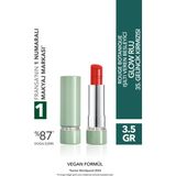 Yves Rocher Rouge Botanique Işıltı Veren Besleyici Glow Ruj - 35. Gelincik Kırmızısı -Vegan-3.5g - Renkli