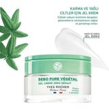 Yves Rocher Sebo Pure Vegetal Jel Krem - Dengeleyici Etki ile Karma ve Yağlı Ciltler İçin
