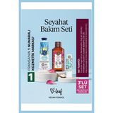 Yves Rocher Seyahat Bakım Seti Oryantal Argan Gül Duş Jeli El Kremi Dudak Balmı Vegan