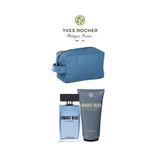 Yves Rocher Seyahat Çantalı Erkek Bakım Seti Parfüm 100 ml + Saç Vücut Şampuanı - GranitBleu GB-TRVL-SET-M02