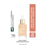 Yves Rocher Teint Radiance Cildi Pürüzsüzleştirici, Nemlendirici ve Işıltı Veren Vegan Serum Fondöten Pembe 050